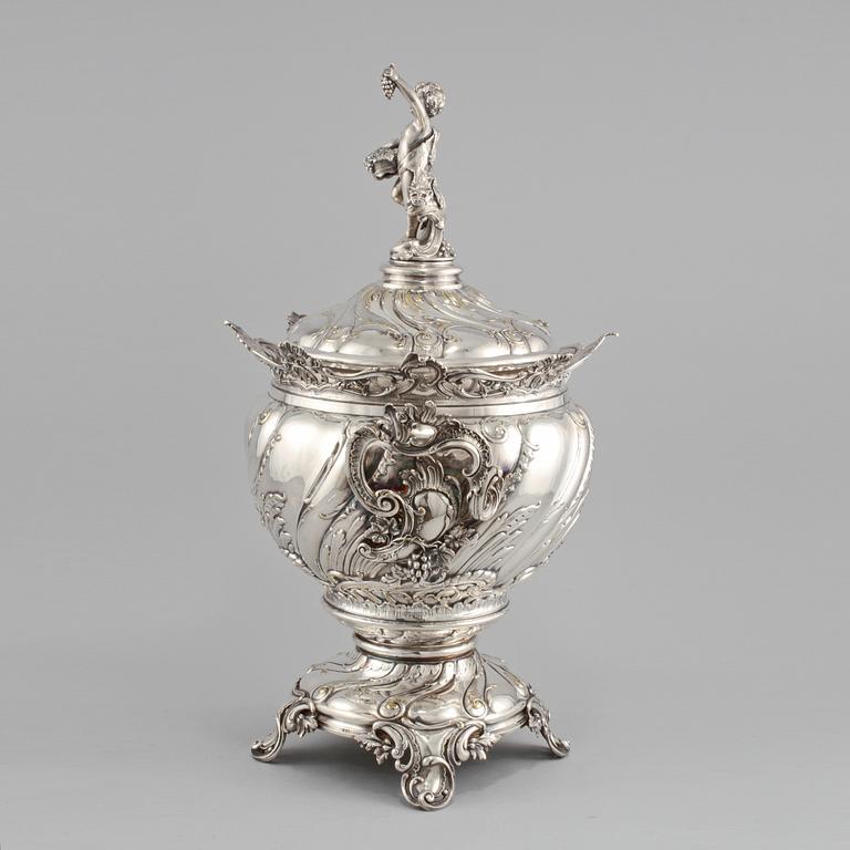 BÅLSKÅL, pläter, M&C, troligen England, sent 1800-tal.