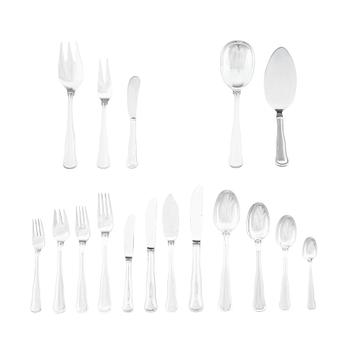 211. An 189 part cutlery service, silver, including Cohr, Denmark and MEMA, Lidköping.