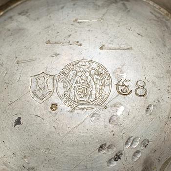 A pewter bowl by Firma Svenskt Tenn, Stockholm 1931.