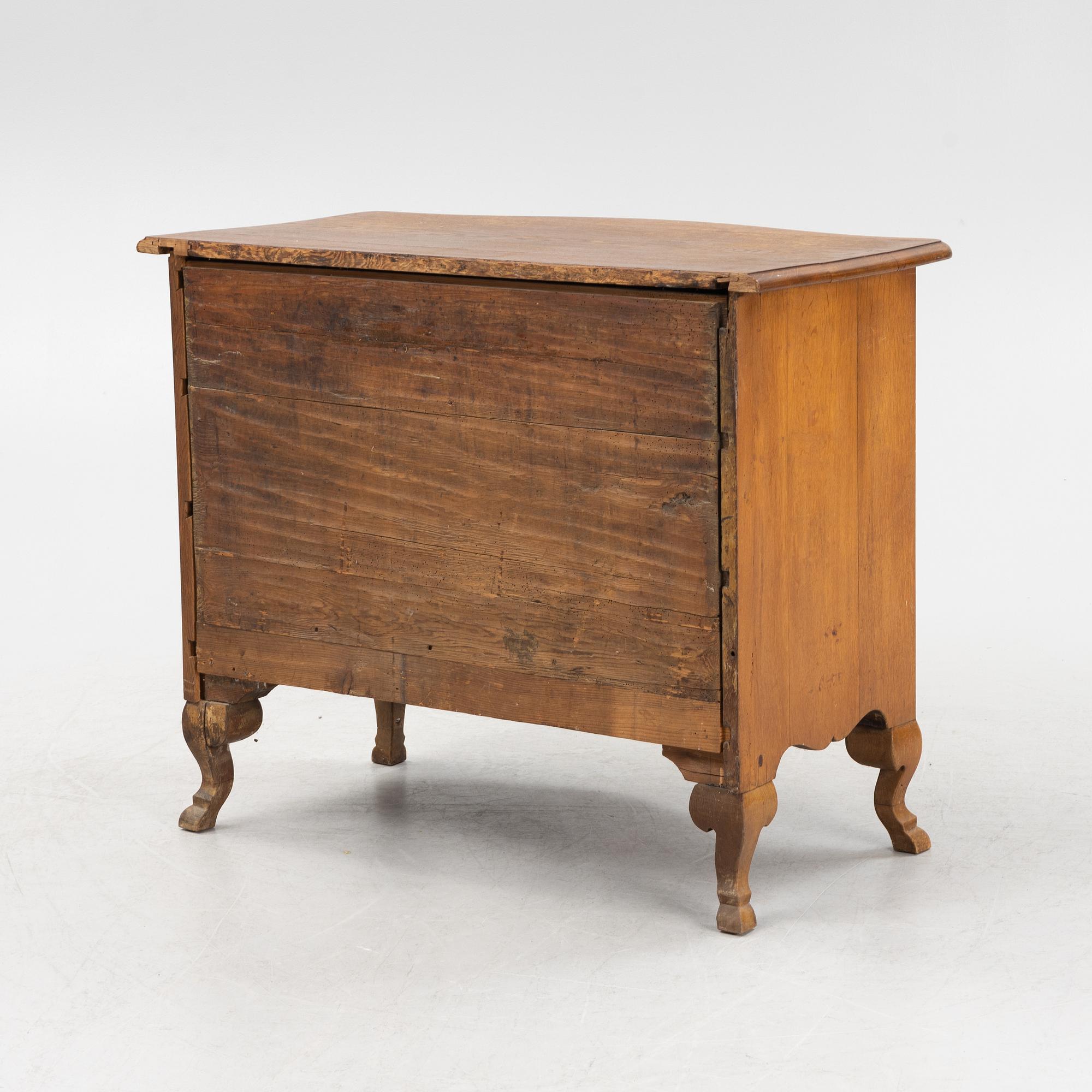 Byrå, senbarock, 1700-tal.