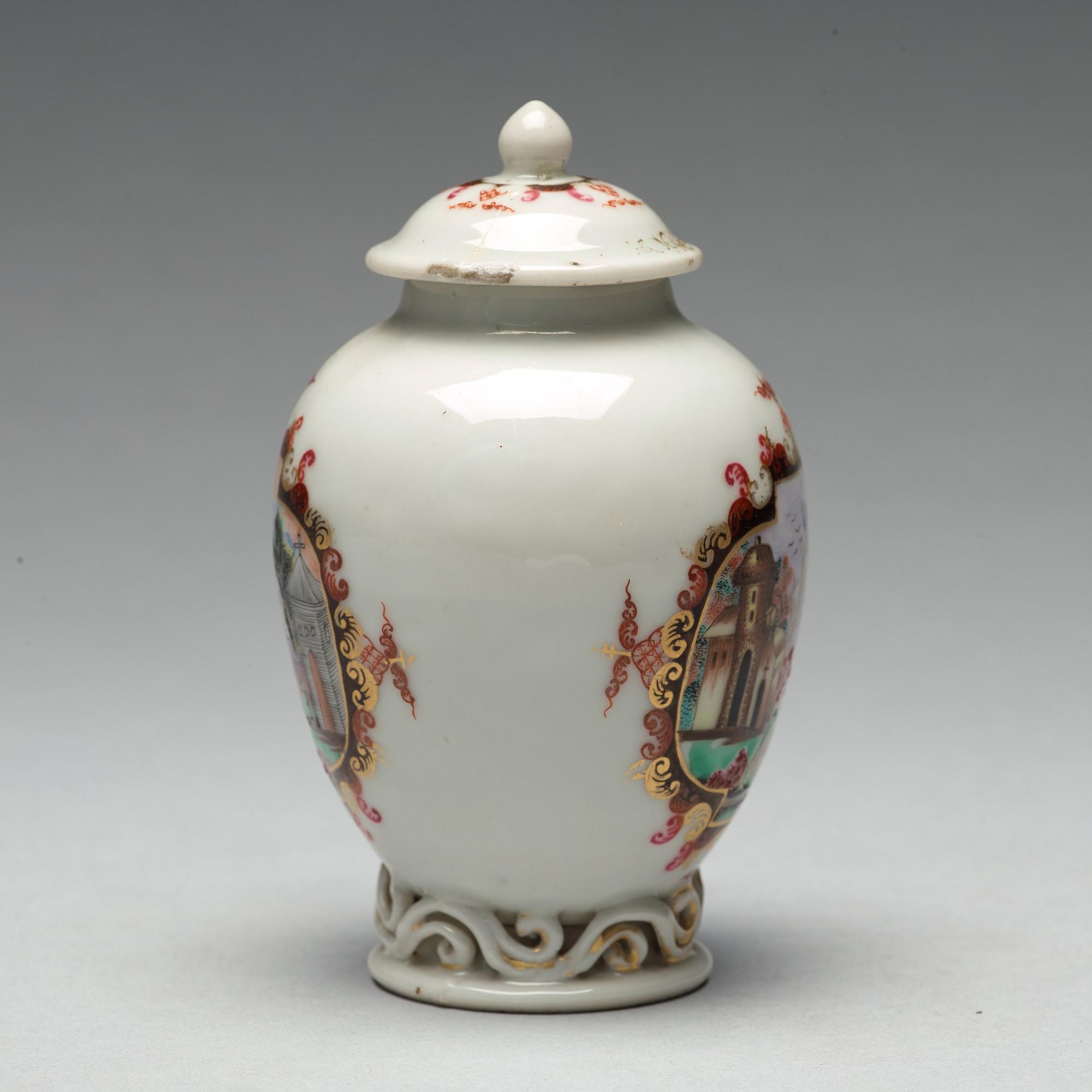 TEDOSA, kompaniporslin. Qingdynastin, Qianlong (1736-95).