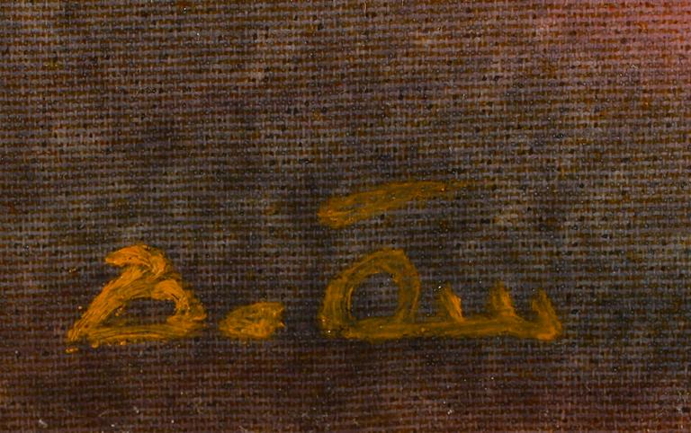 BO ÖRN , olja på duk, sign.