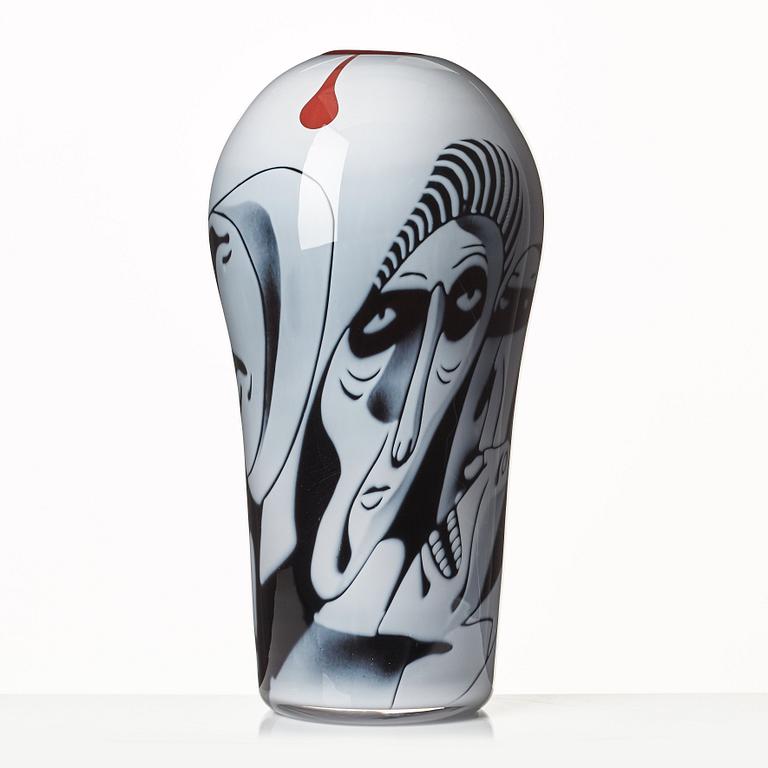 Peter Hermansson, vas, "graal", glasblåsare Micke Johansson, 2009.