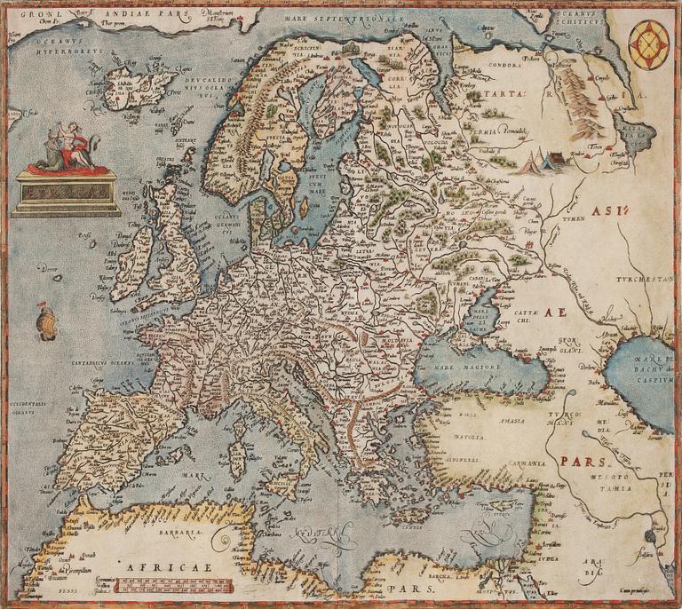 Abraham Ortelius, "Europae".