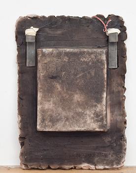 INGER WEICHSELBAUMER, skulptur, terracotta, signerad.