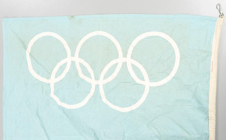 A flag from the Olympic Games in München 1972.