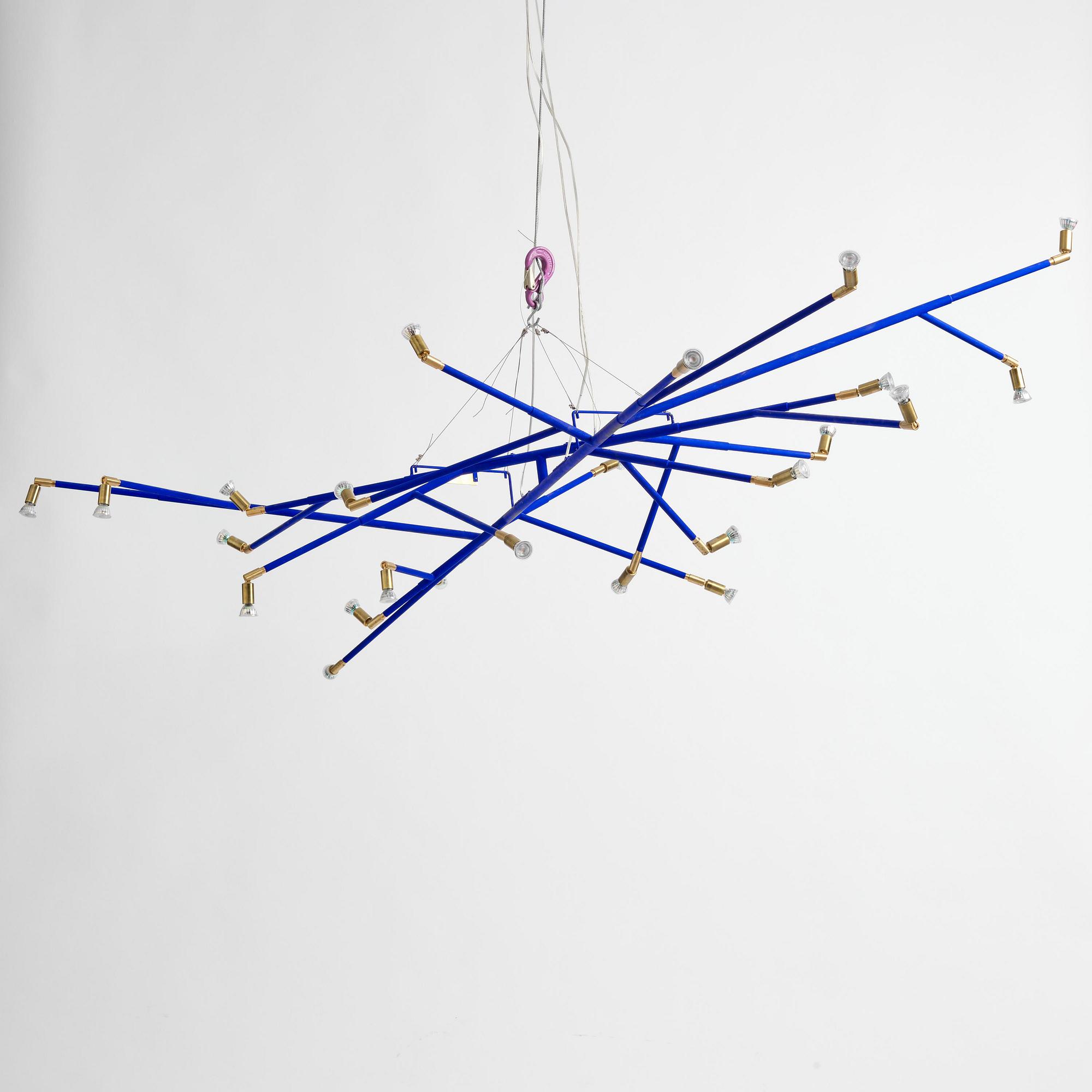 Jonas Bohlin, taklampa, ”Norrsken”, ed. 22/29, Örsjö Belysning, 2016.