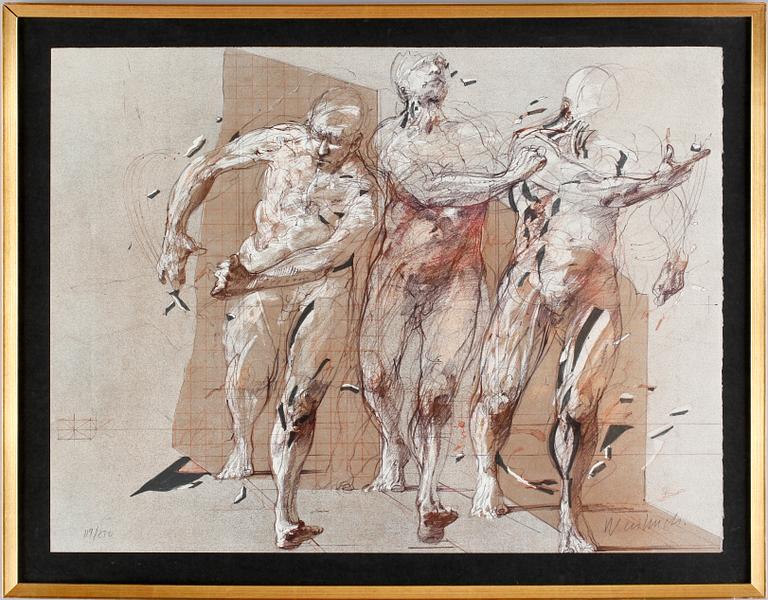 CLAUDE WEISBUCH, litografier, 5 st, sign o numr 119/250.