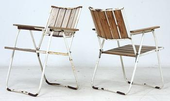 TRÄDGÅRDSMÖBLER, 5 st, 1900-tal.