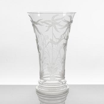 Edward Hald, an 'Urskogen' vase, Orrefors.