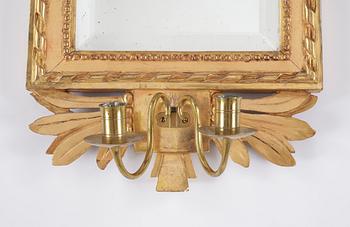 SPEGELLAMPETT, Gustaviansk, Magnus Holmén, Karlskrona 1795-1808, signerad.