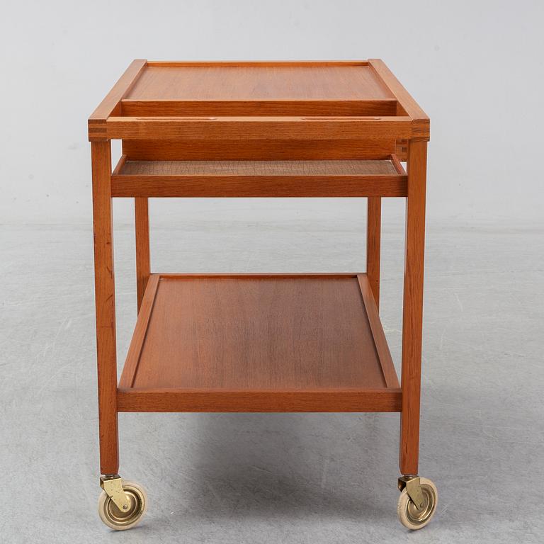 A 'Boy' teak drinks trolley from DS-möbler, 1950's/60's.