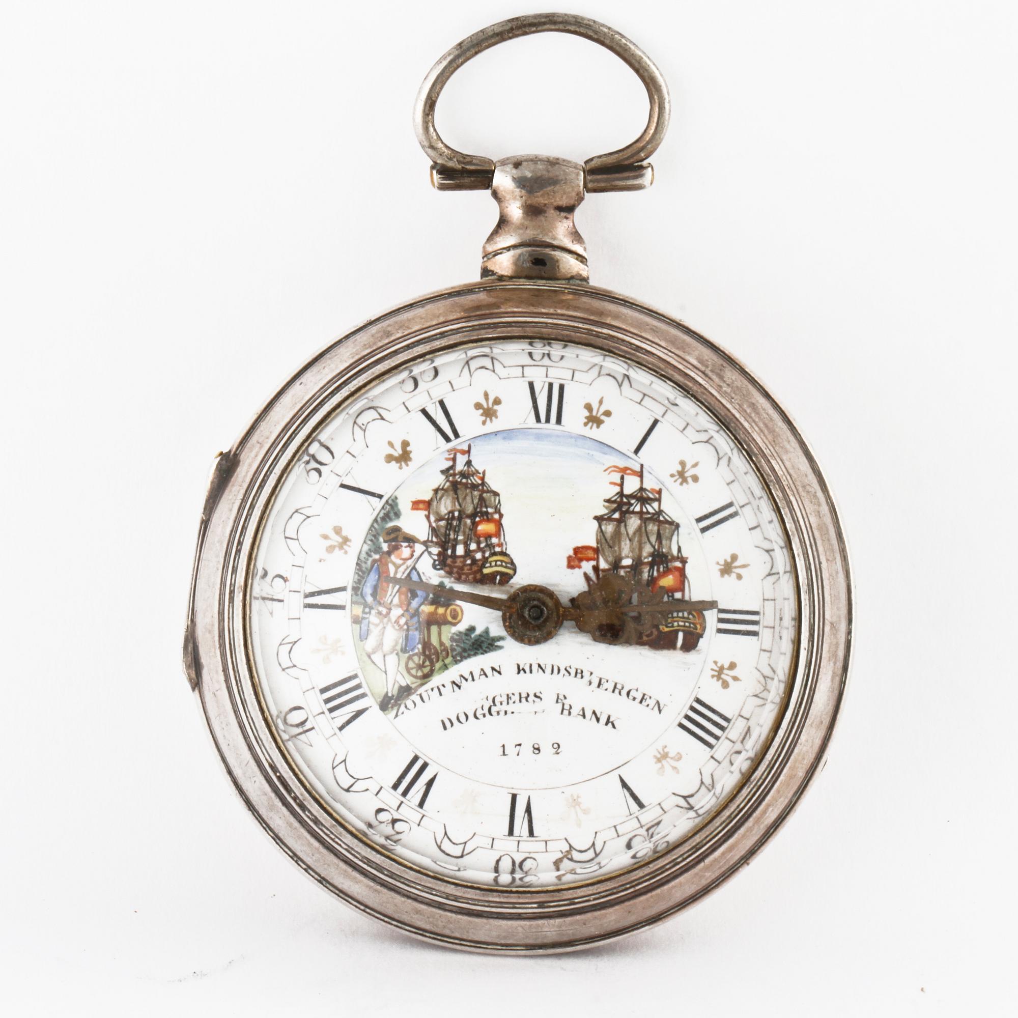 C JOHNSON, London, pocket watch, spindle, 50 mm.