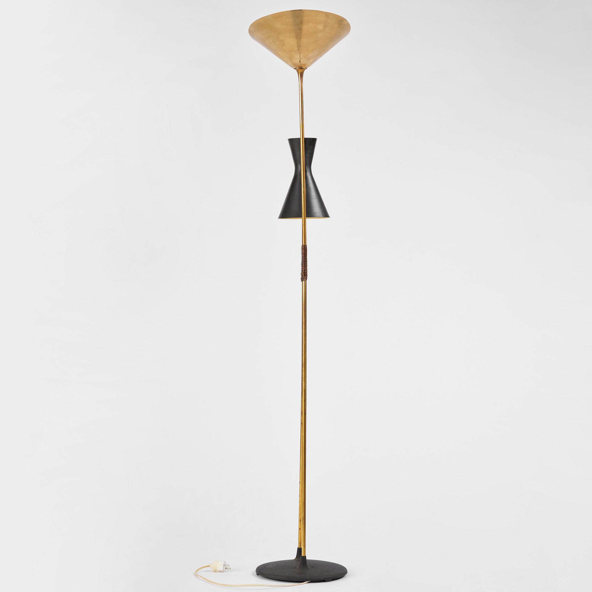Asea, a Swedish Modern floor lamp model "E1781", Västerås, 1950s.