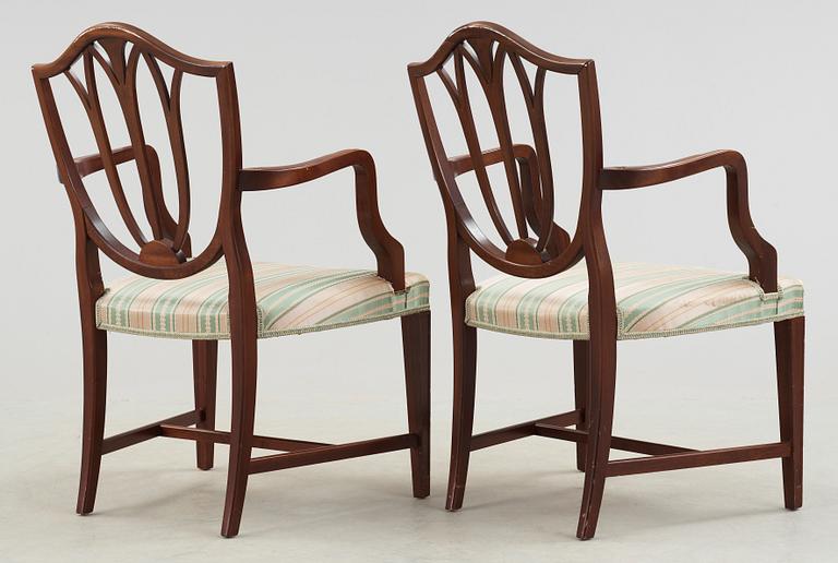 MATSALSAGRIUPP, 15 delar, regency stil, JOC, Vetlanda, sent 1900-tal.
