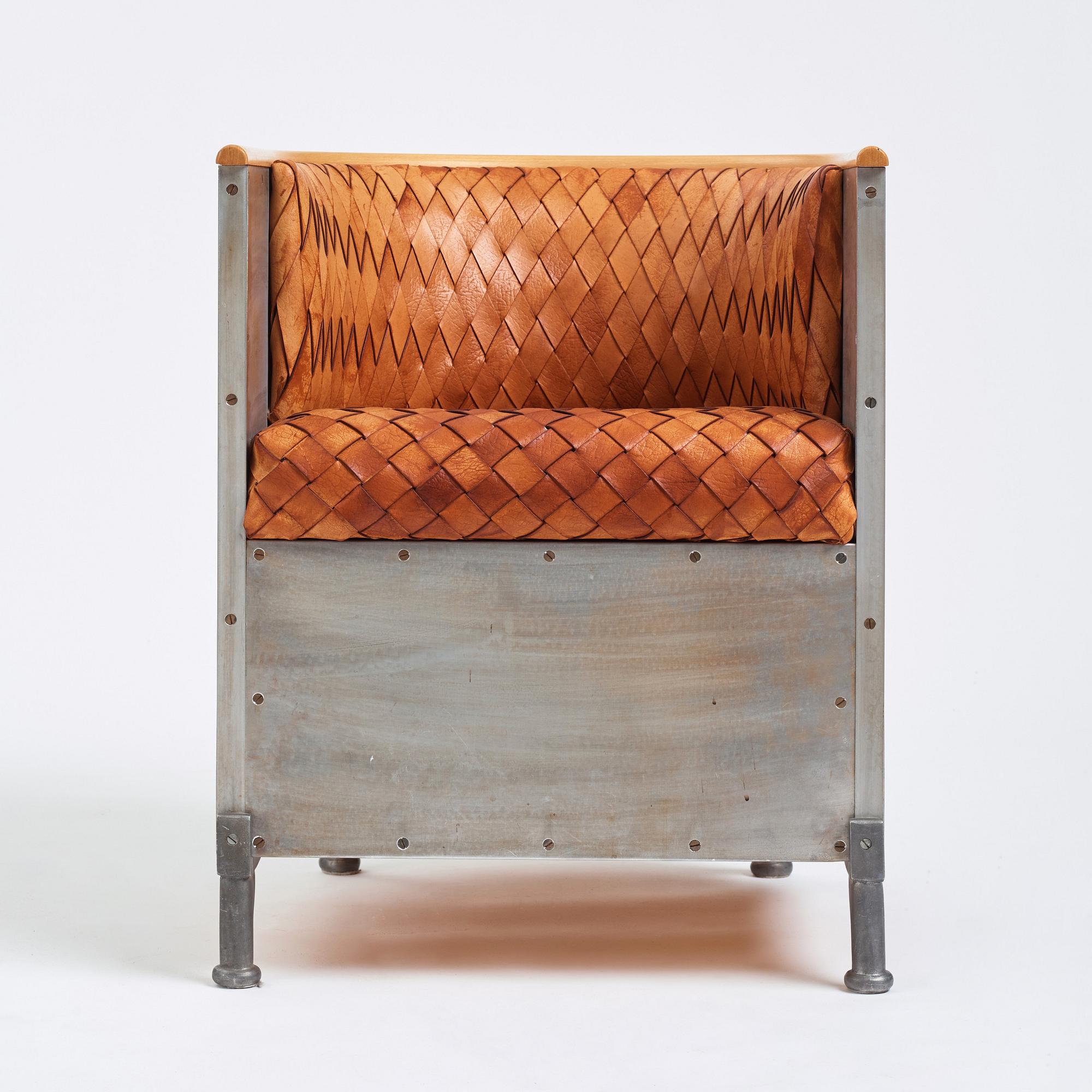 Mats Theselius, fåtölj ”Aluminium chair”, ed. 59/200, Källemo, efter 1990.