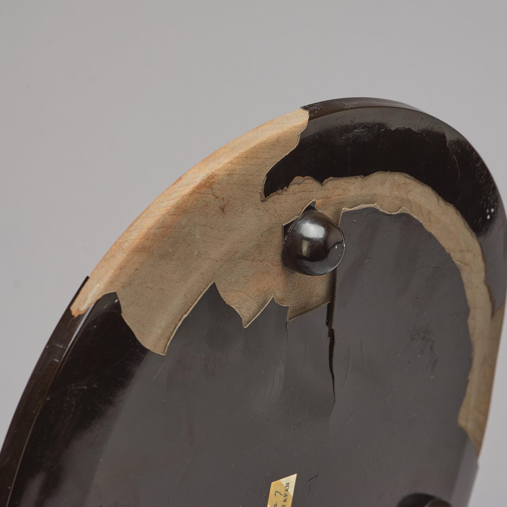 A Japanese tray, miniature pagoda and basket, early 20th Century.