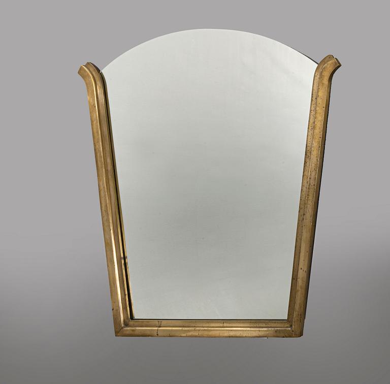 SPEGEL, mässing. Art Deco.