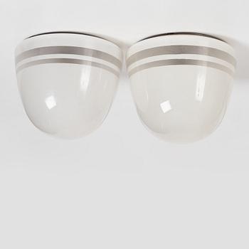 Harald Notini, a pair of ceiling lamps, version of model "10148", Arvid Böhlmarks Lampfabrik, 1930s.