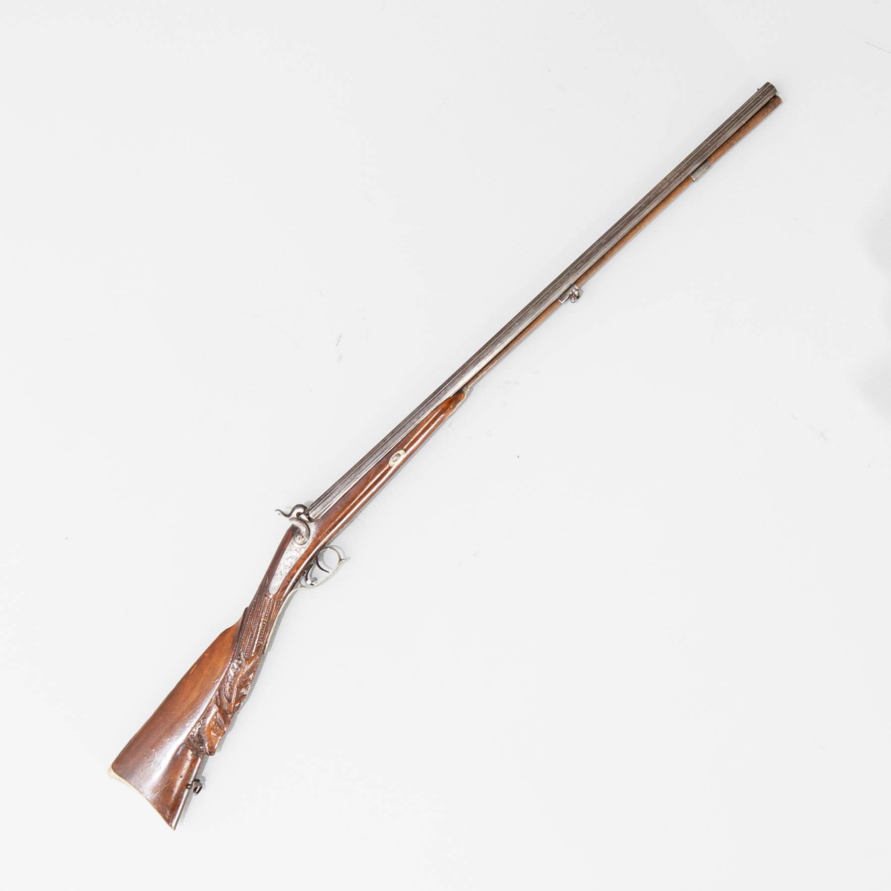 Hagelgevär slaglås, Damas Fin, Belgien, 1800-talets mitt / senare del.