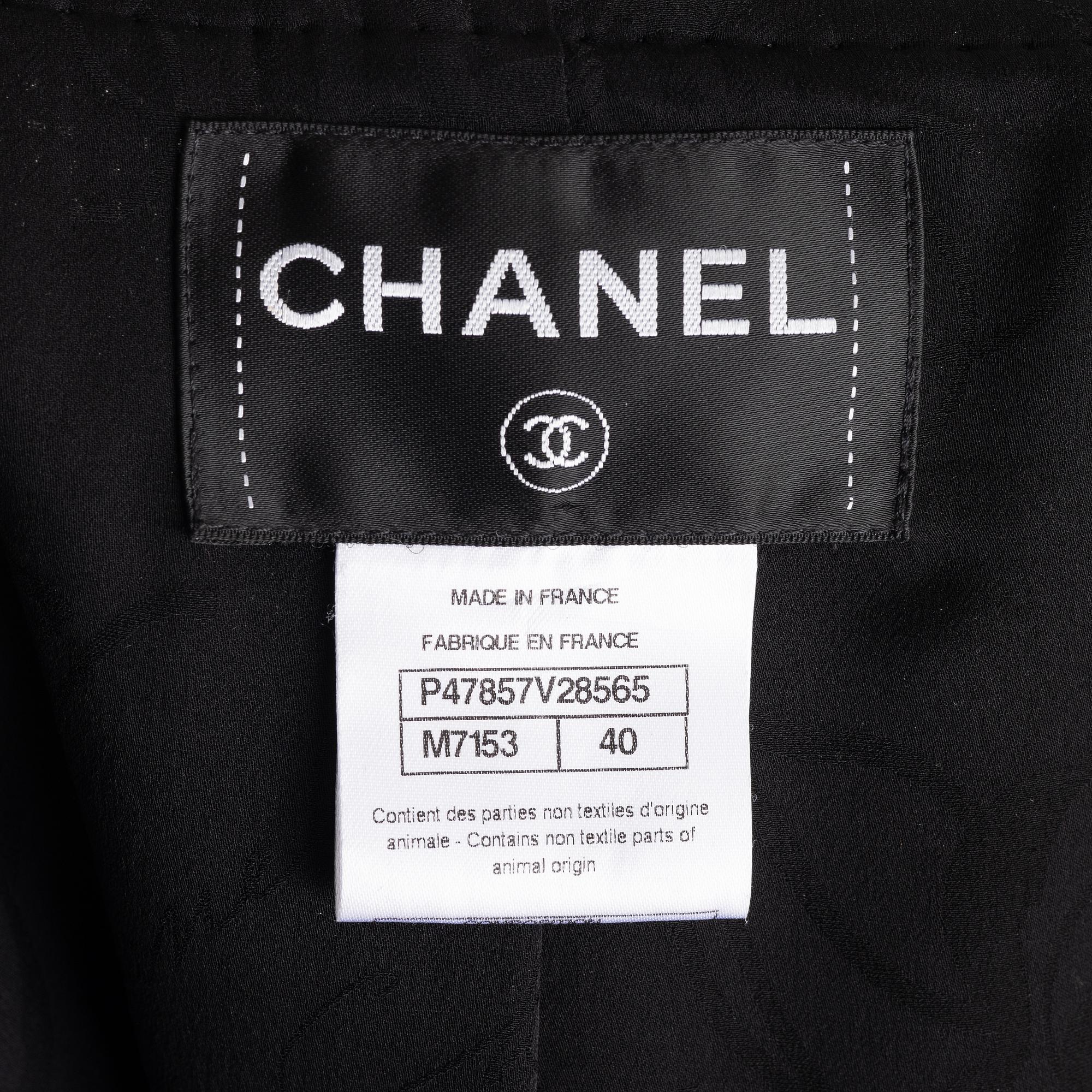 Chanel, jacket, Fr size 40.