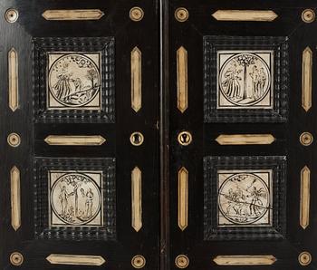 A Swedish cabinet from the late 17th century.