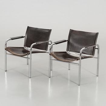 A pair of 'Kinte' armchairs by Tord Björklund for IKEA.