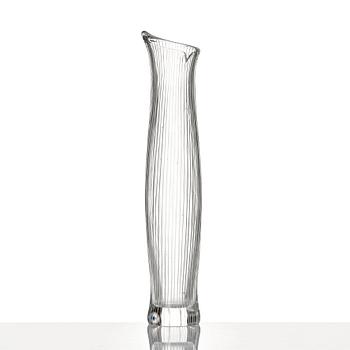 Tapio Wirkkala, a 'Tuonelas flod' glass vase, Iittala, Finland, model 3522.