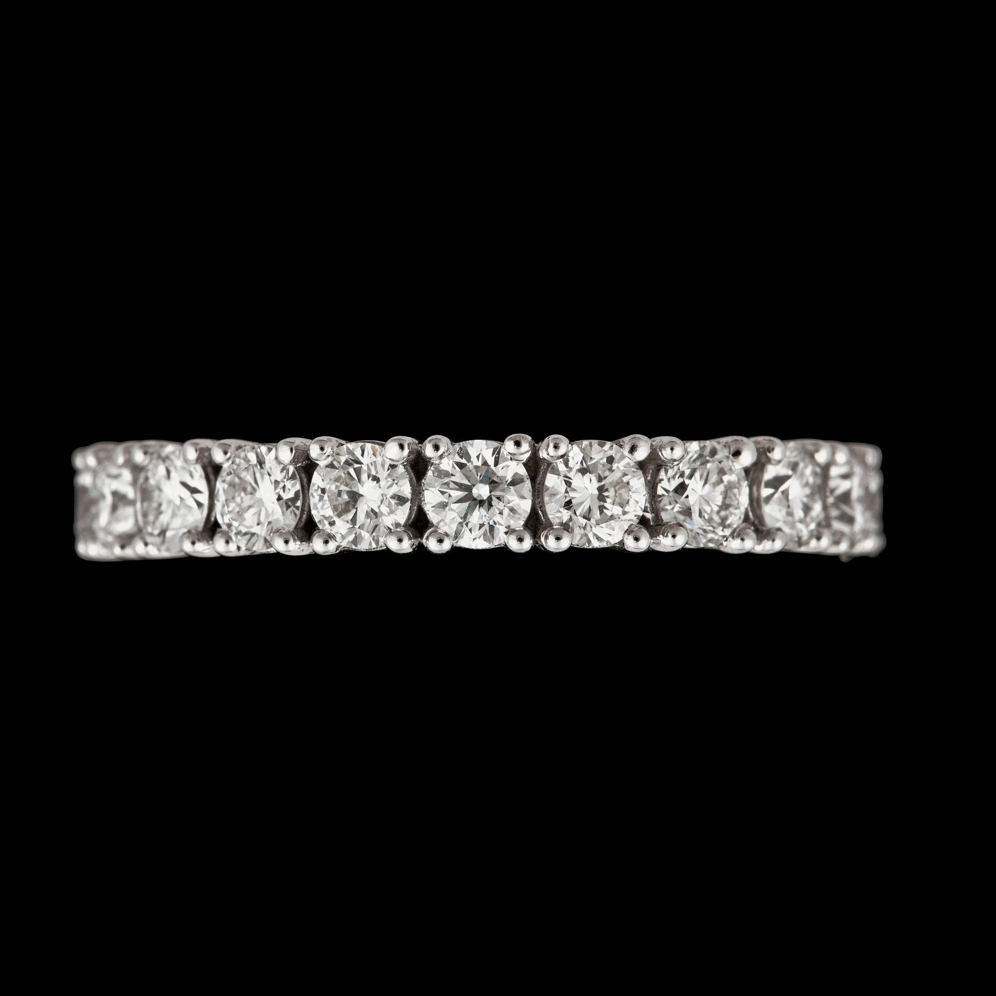 RING med briljantslipade diamanter totalt 2.18 ct. G/VS-SI.