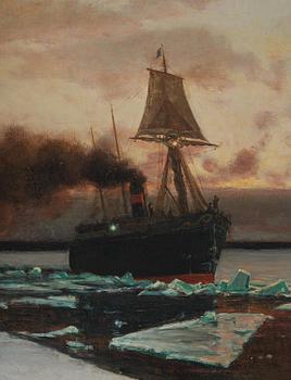 Berndt Lindholm, Ice chute.