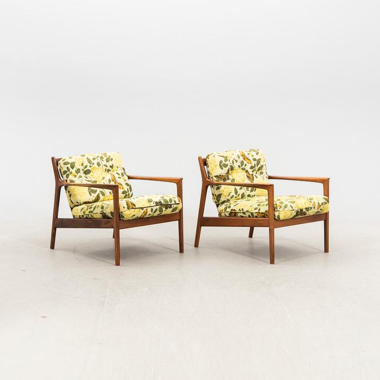 Folke Ohlsson, fåtöljer, ett par,” USA 75”, Dux, 1960-tal.