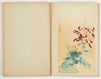 Wood cut in color, with different motifs. A folder of 9 pieces.