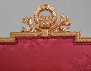 HIMMELSSÄNG, Lit à l'anglaise, tillskriven Erik Öhrmark (mästare i Stockholm 1777-1813), gustaviansk.