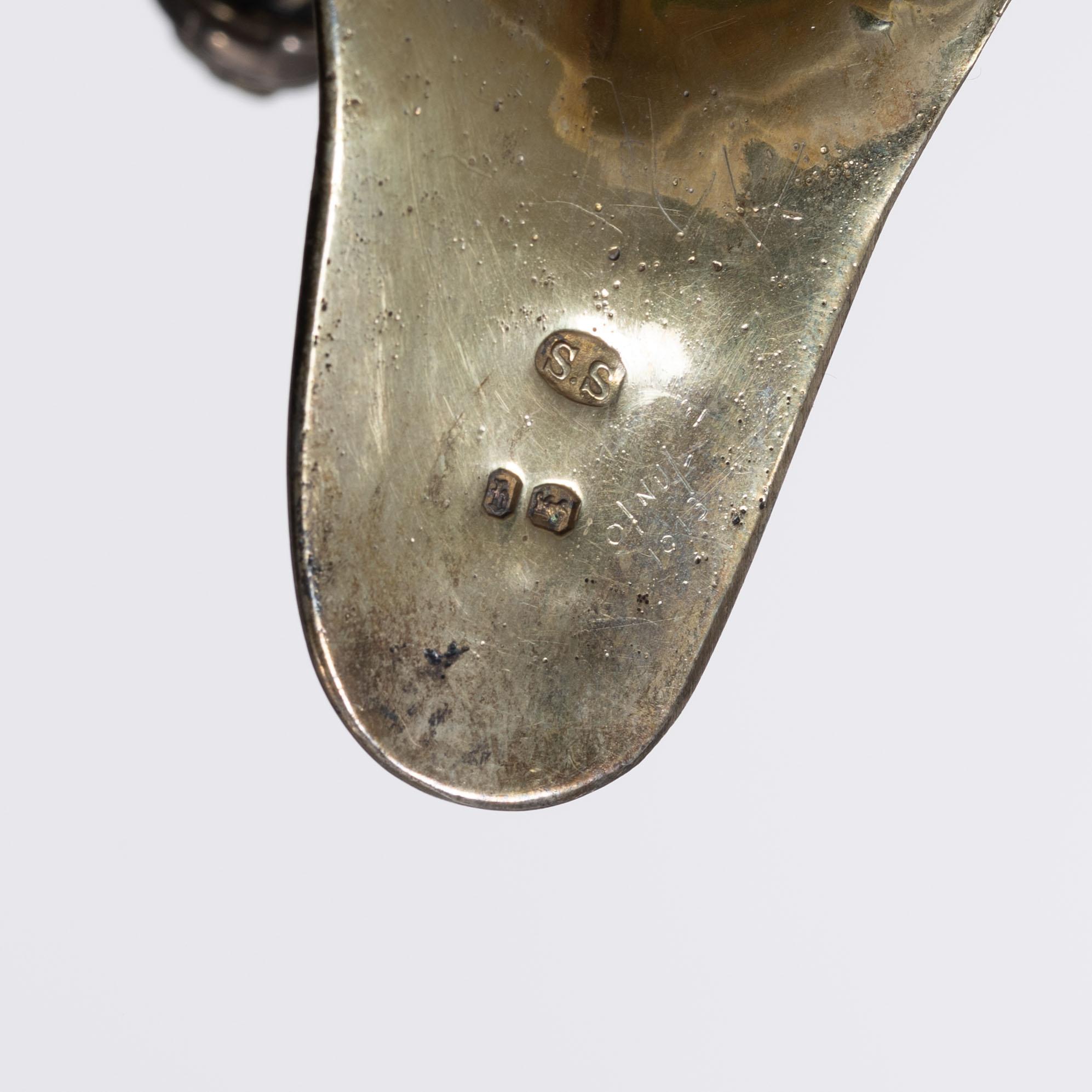 S Smith & Son, vinkanna, silver, London, England 1871.