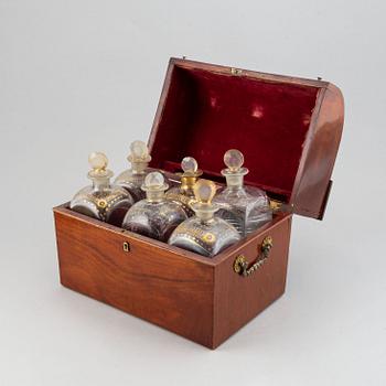A brandy casket, 19th ct.