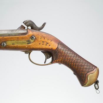SLAGLÅSPISTOL, Carl Gustafs Stads gevärsfaktori, m/1850.