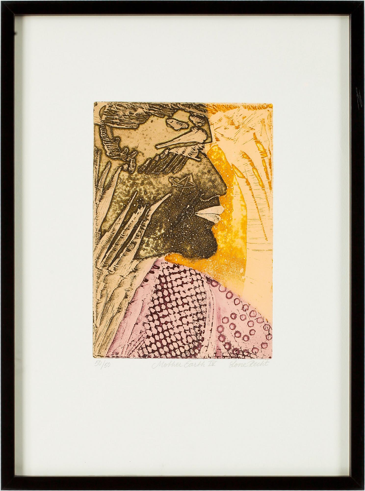 LONE RECHT, etsning, signerad o numrerad 50/50.