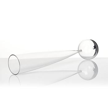 John Selbing, skulptur, "Klot över kon", glas, Orrefors ca 1954.