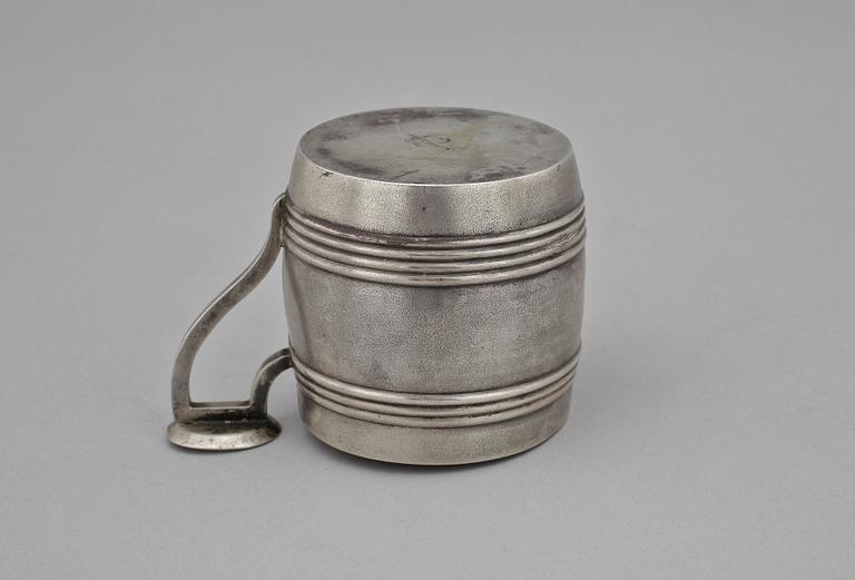 BÄGARE, silver, Pavel Ovchinnikov, Moskva, 1879. Vikt 138 g.