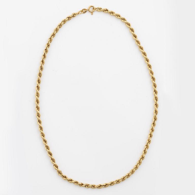Necklace 18K gold.