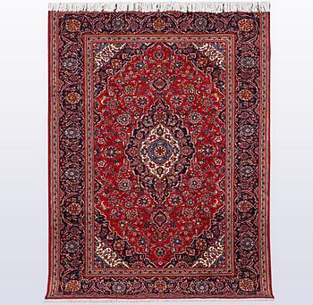 A carpet, Kashan, 308 x 202 cm.