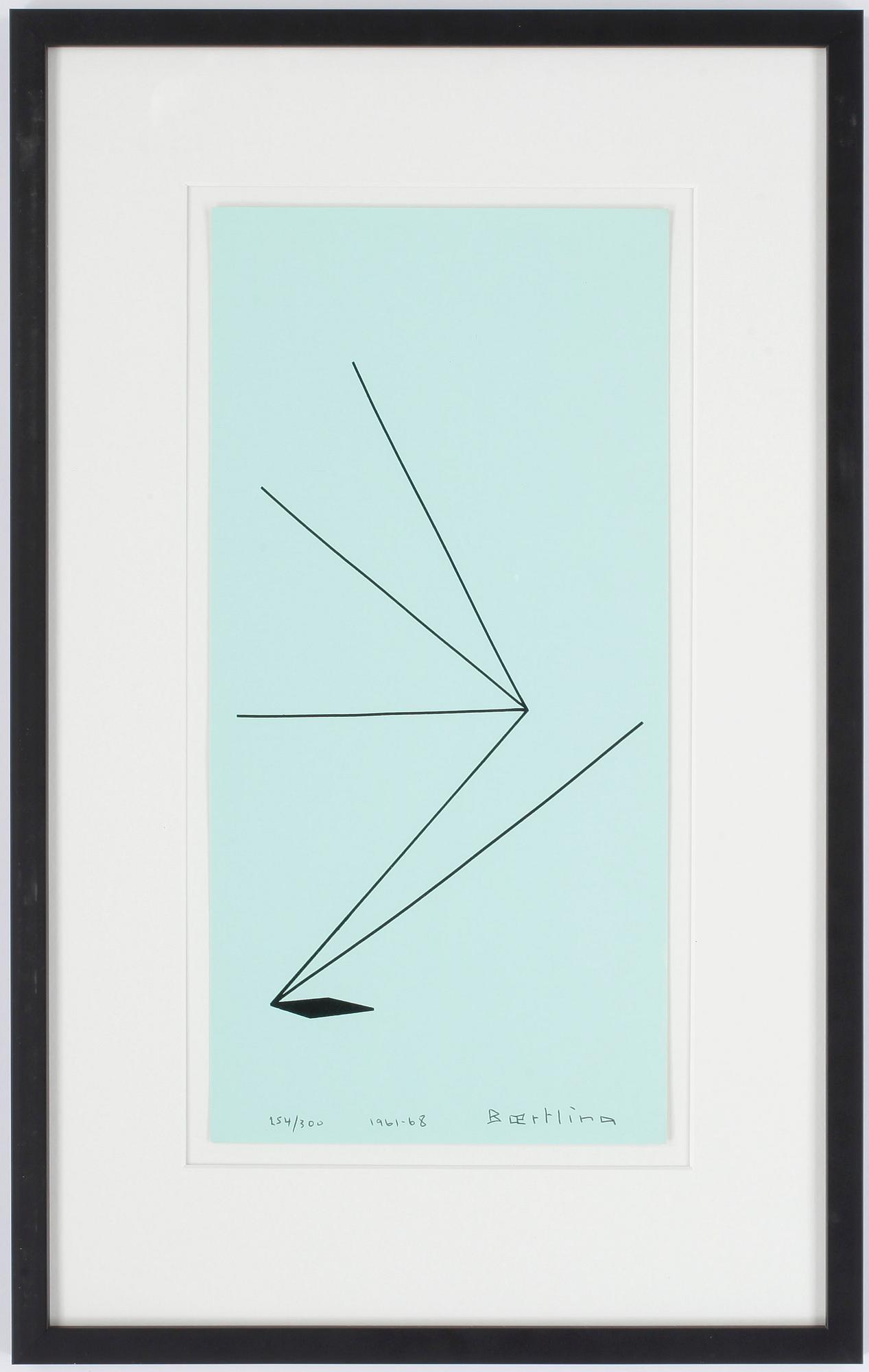 OLLE BAERTLING, färgserigrafi. Signerad och daterad 1961-68. Numrerad 254/300.