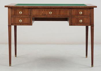 SKRIVBORD, sengustaviansk stil, omkr 1900.