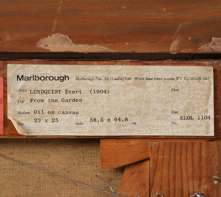 Evert Lundquist, "Från trädgården/Från trädgården II".