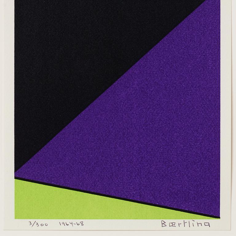 Olle Baertling, silkscreen in colours, 1964-68, signed 3/300.