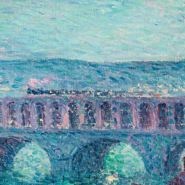 Maximilien Luce, "Le viaduc d'Auteuil (Le Pont)".