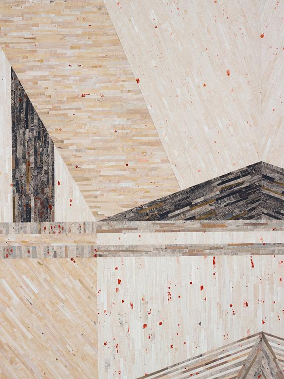 Rebecka Bebben Andersson, collage on paper, signed BF BBEN and dated -12.