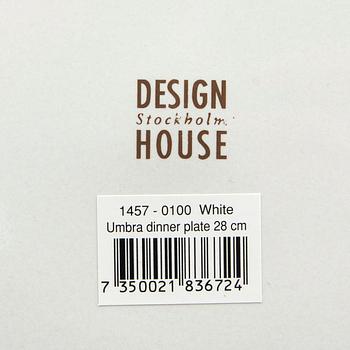 Signe Persson-Melin, A set of 12 pcs of "Umbra" Design House 21st century.