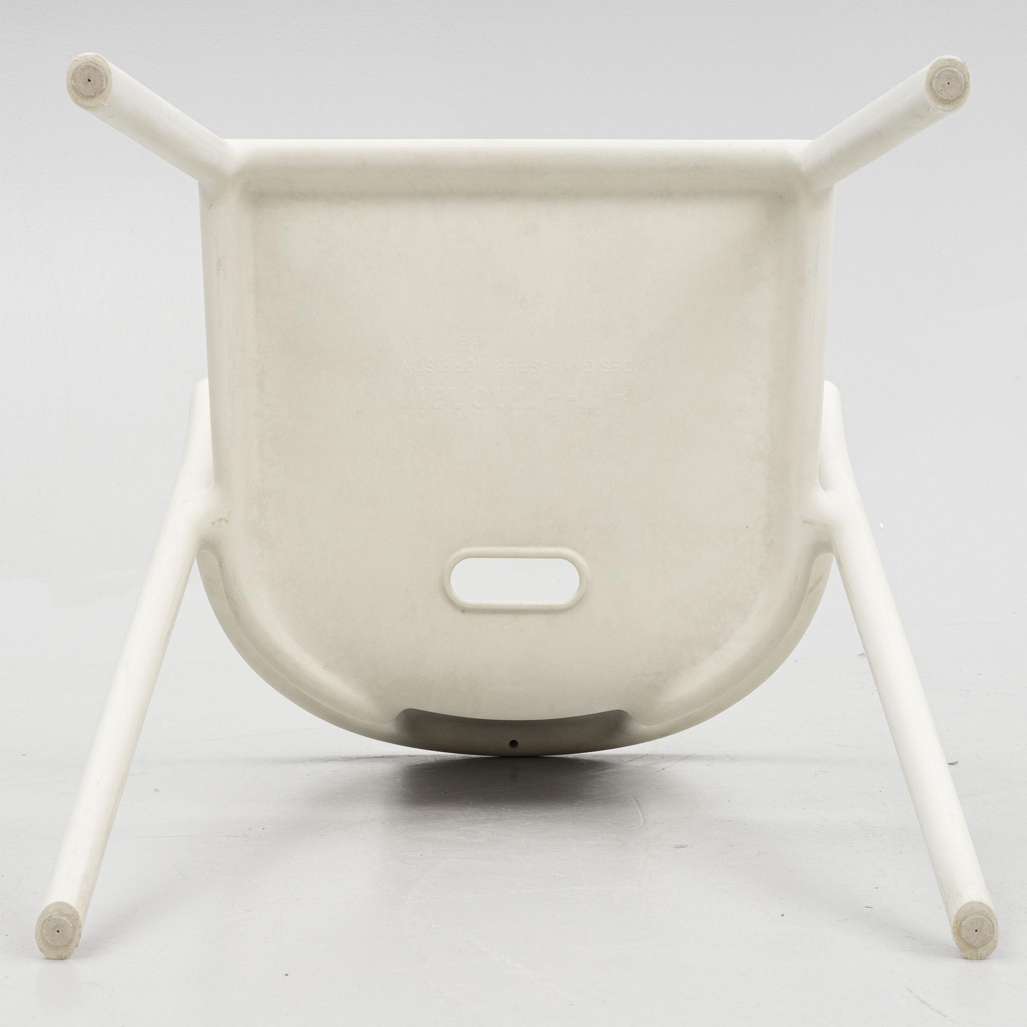 Jasper Morrison, nine "Air" chairs, Magis, Italy.