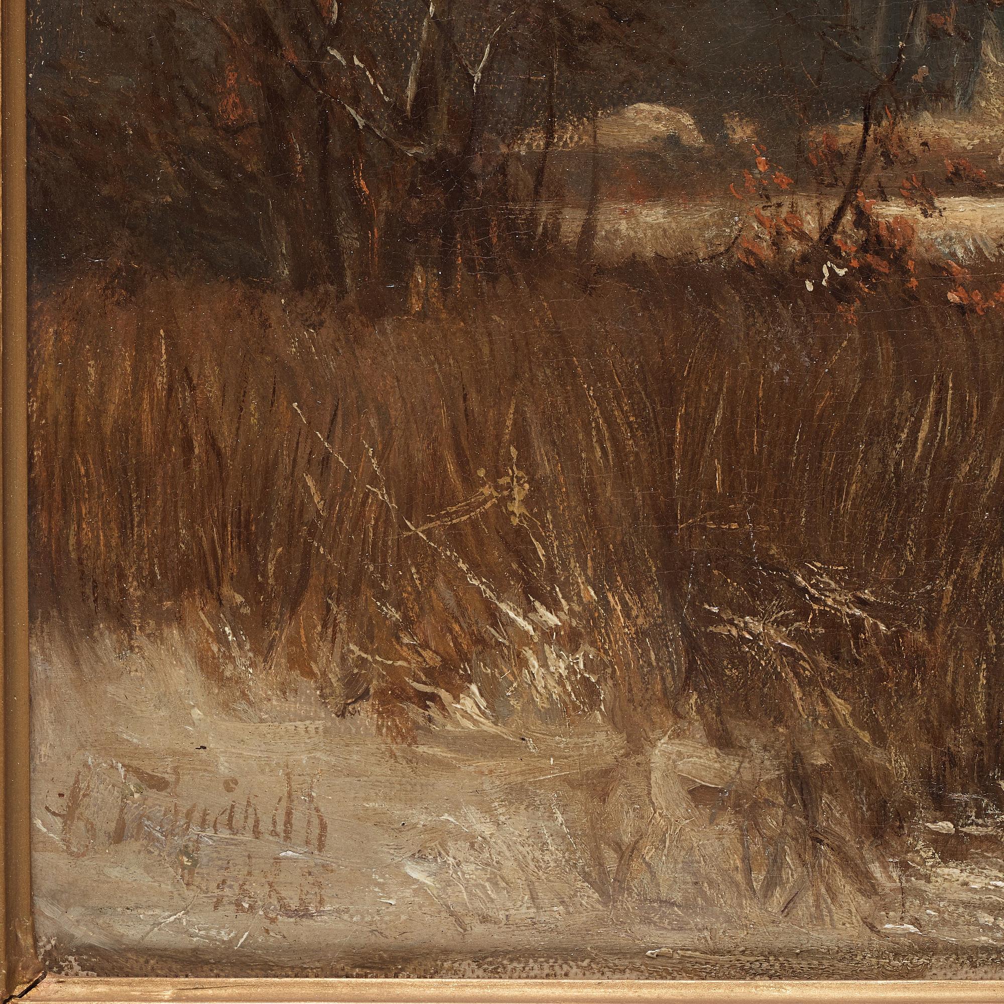 Carl Trägårdh, Winter landscape.
